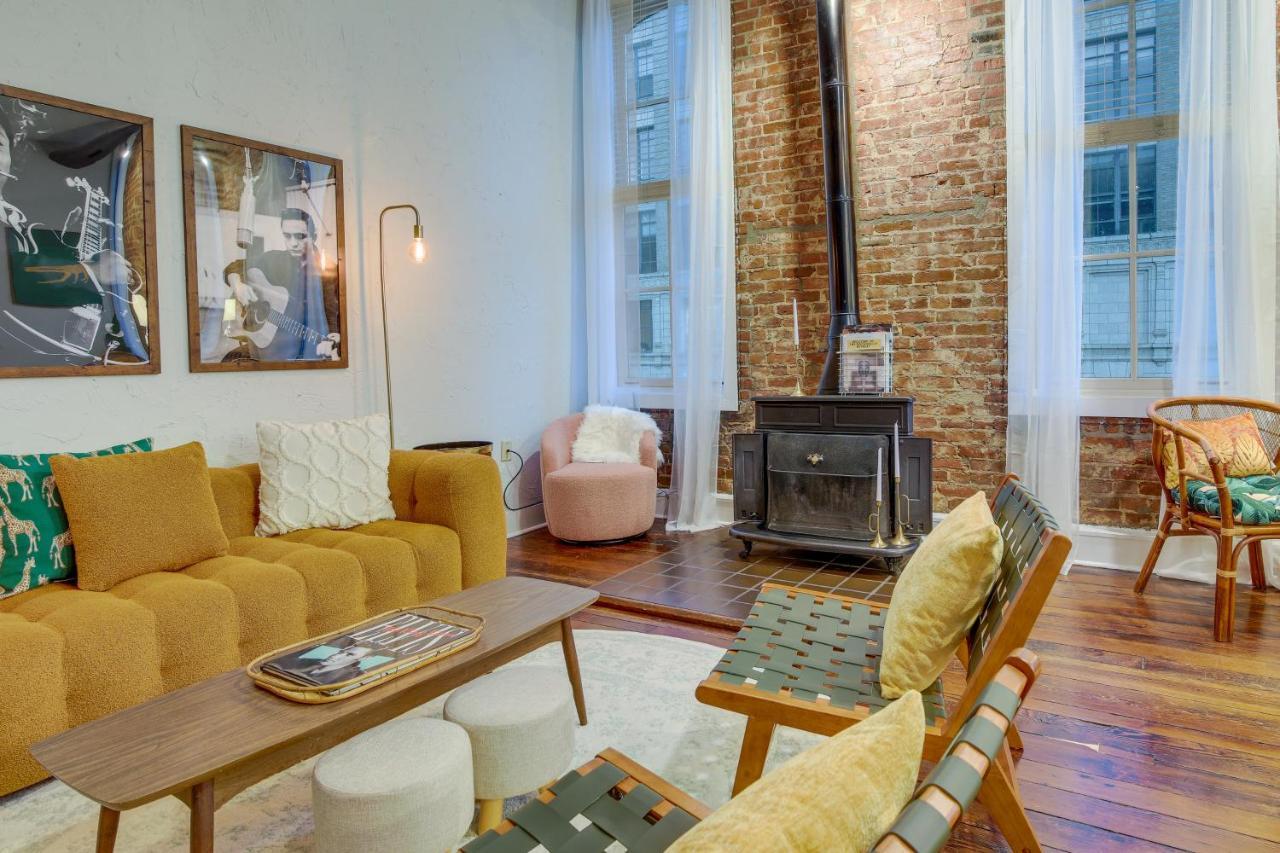 Historic Memphis Condo Walk To Beale Street! Exteriör bild